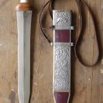 Fulham Mainz-type gladius of the the Ermine Street Guard. Image: MCB (CC BY-SA 4.0) Sword and sheath of the Mainz type