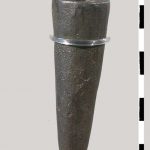 Conical ferrous spear butt from Nijmegen. Image: Museum het Valkhof (Public Domain Mark 1.0): Conical spear butt