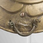 Punctim ownership inscription on a helmet found at Rijswijk (NLD) of two men in the century of Antonius Fronto: T. Allienus Martialis and Statorius Tertius. Image: National Museum of Antiquities, Leiden (CC0 1.0) Ownership inscription punched into the neck of an infantry helmet from Rijswijk.