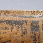 Punctim inscription recording that the shield boss belonged to Junius Dubitatus, in the century of Iulius Magnus. Image: © The Trustees of the British Museum (CC BY-NC-SA 4.0) Ownership inscription punched into the edge of a legionary shield boss.